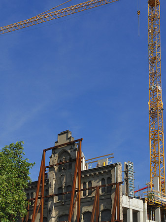 Fotos Baustelle auf der Kreuzung Komödienstraße Tunisstraße