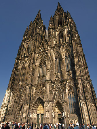 Westfassade des Kölner Doms Fotos