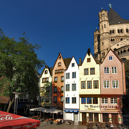 Groß St Martin hinter Fischmarkt