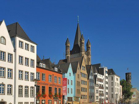 Foto Groß St Martin hinter Fischmarkt