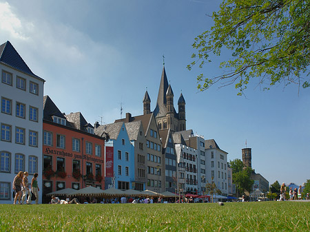 Foto Groß St Martin hinter Fischmarkt