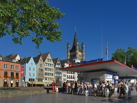 Köln-Düsseldorfer vor Groß St.Martin Fotos