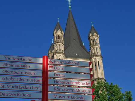 Foto Schild vor Groß St.Martin