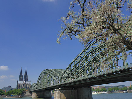 Foto Hohenzollernbrücke am Kölner Dom - Köln