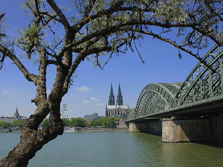 Hohenzollernbrücke am Kölner Dom