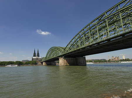 Hohenzollernbrücke am Kölner Dom