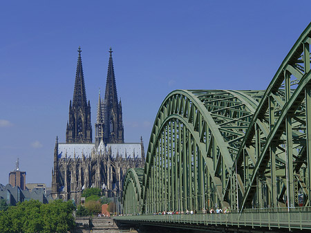 Fotos Hohenzollernbrücke beim Kölner Dom