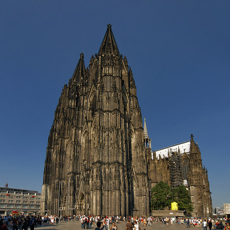 Südwestfassade des Kölner Doms Fotos