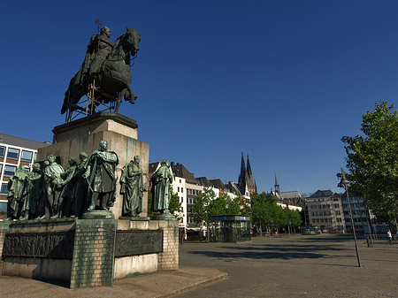 Foto Reiterstandbild - Köln