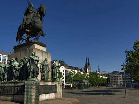 Foto Reiterstandbild - Köln