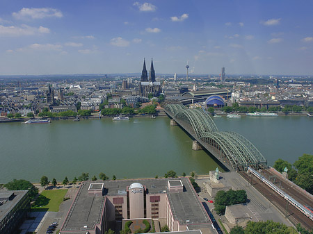 Fotos Hohenzollernbrücke und Kölner Dom