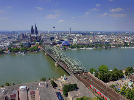 Hohenzollernbrücke und Kölner Dom Fotos