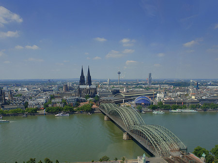 Fotos Hohenzollernbrücke und Kölner Dom