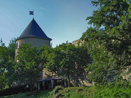 Stadtmauer und Sachsenturm am Sachsenring Foto 